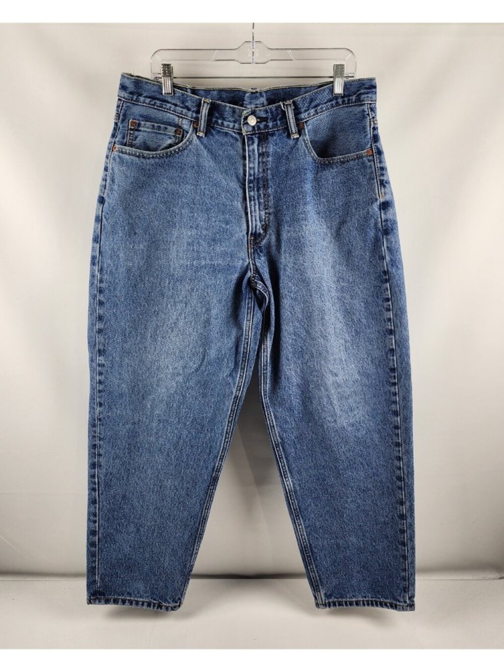 Levis 560 Jeans Mens 36x29 Blue Baggy Comfort Fit Denim Pants